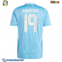 Fotballdrakt Herre Belgia Johan Bakayoko #19 Bortedrakt EM 2024 Kortermet